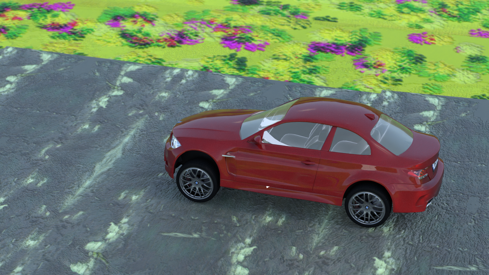 Animated BMW using addOn RigACar preview image 1